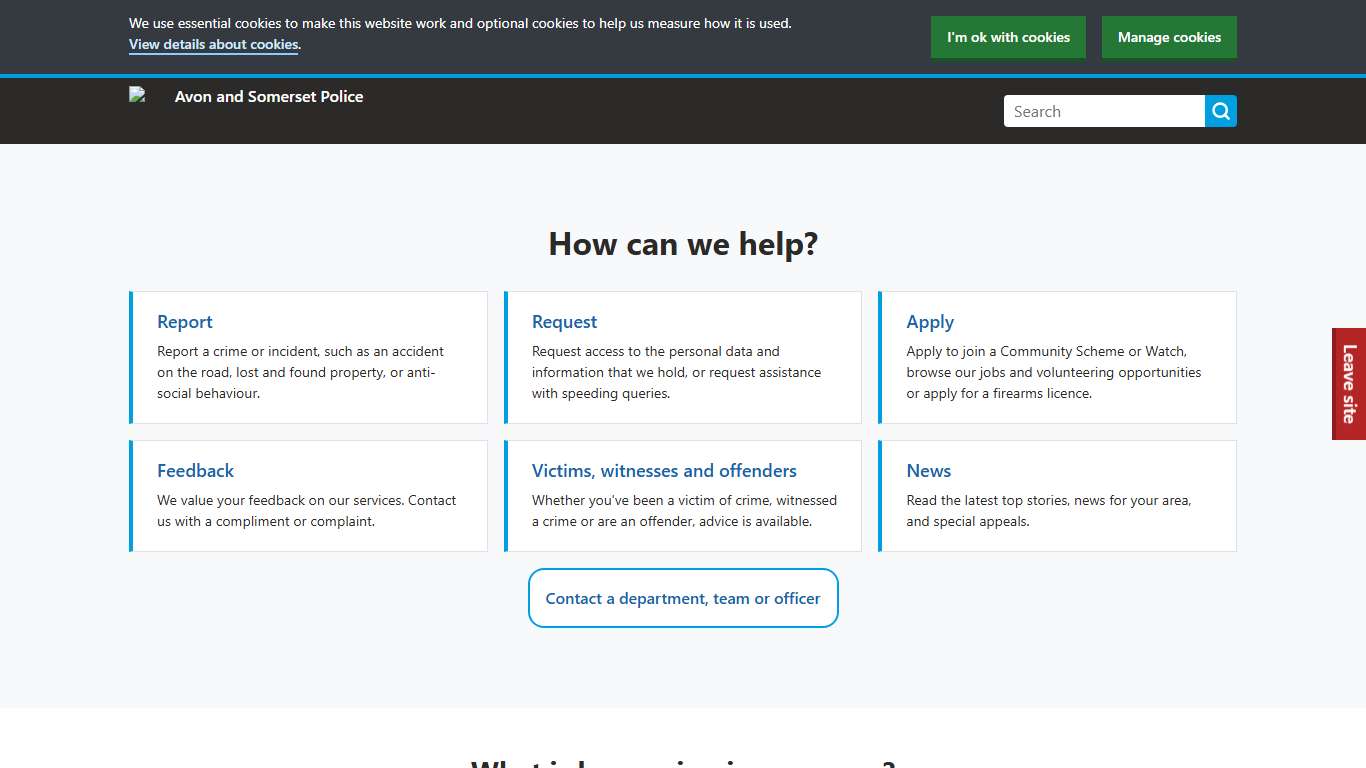 Avon and Somerset Police